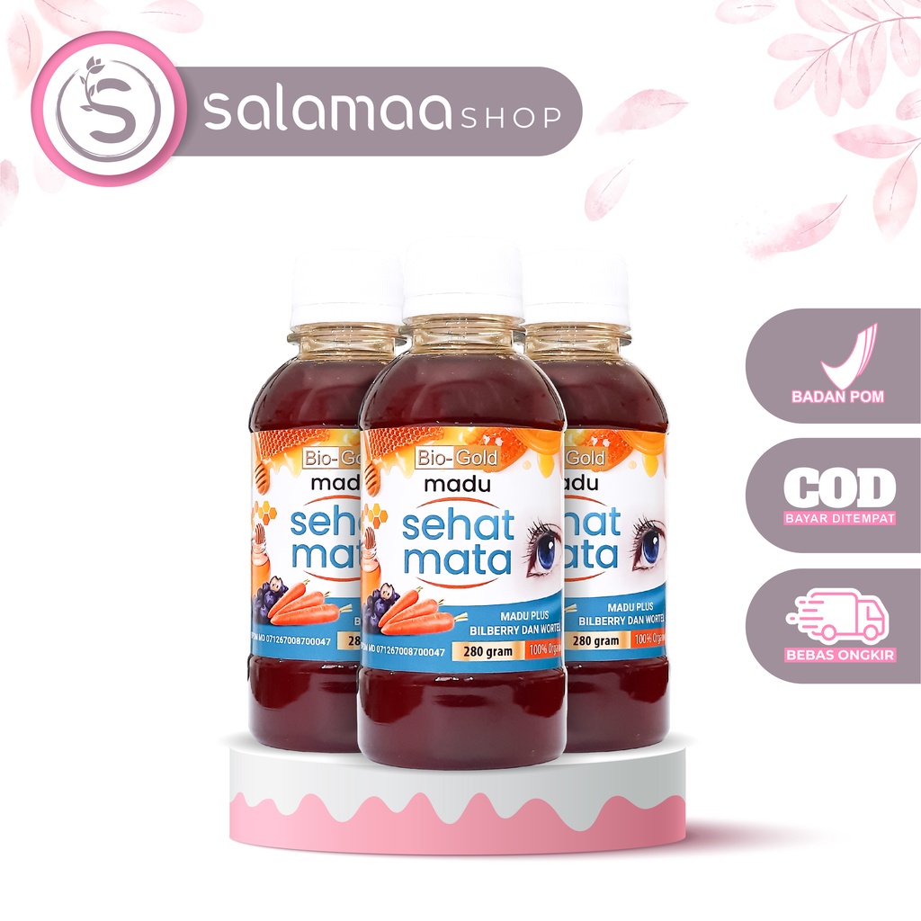 

[Madu SEHAT MATA 3 Botol] Madu Sehat - Membantu Memelihara Kesehatan Mata dan Mata Buram