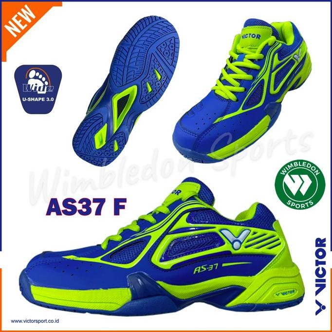 Barang Terlaris Sepatu Badminton Victor As37 F / Sepatu Victor As37F / Berryandano
