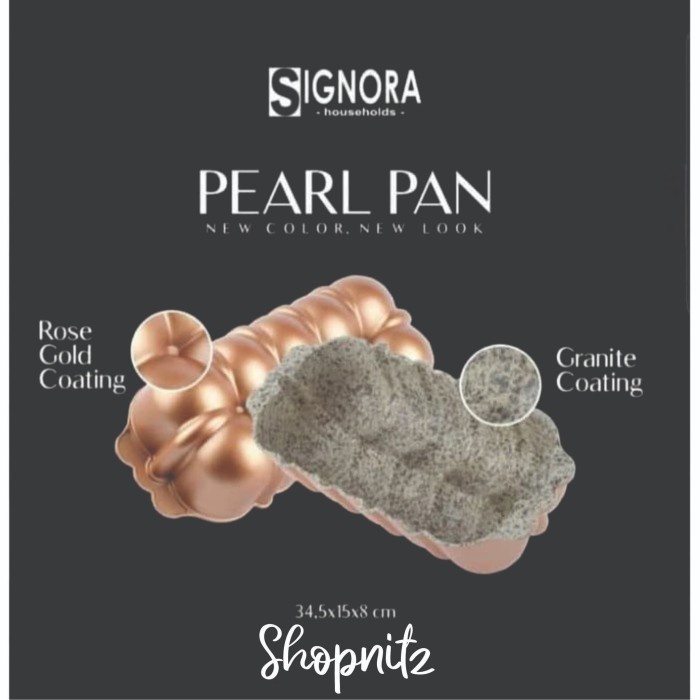 

✅Termurah Loyang Signora Pearl Pan Gold Rose Berkualitas
