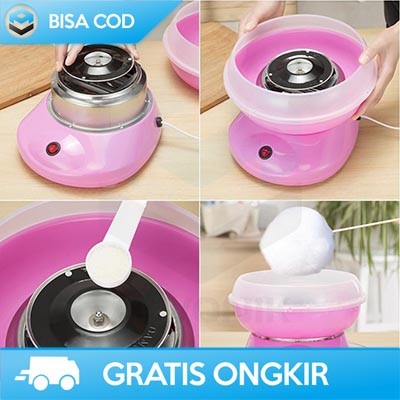 [Ori] Mesin Gulali Kapas Mini Murah Animore Jk-Mo5 Alat Pembuat Permen Kapas Terbaru