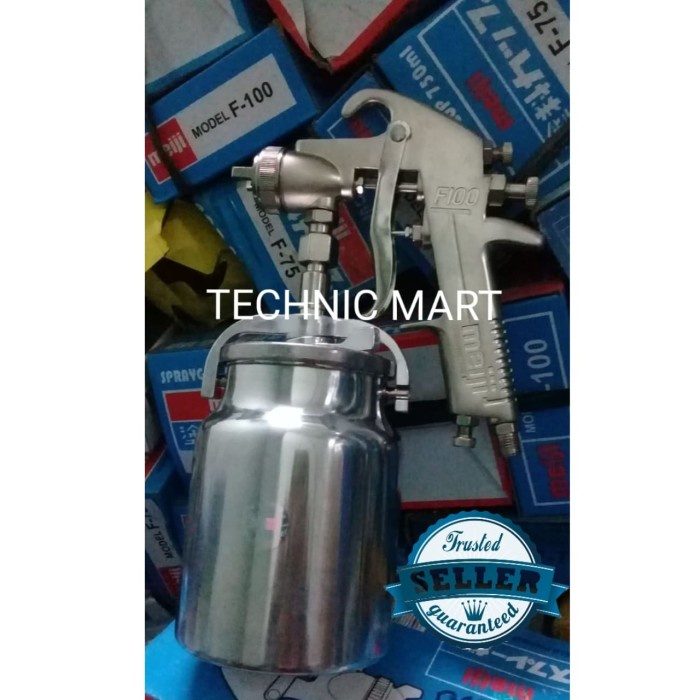 ✅Original Spray Gun Meiji F100 Tabung Bawah - F 100 Taiwan Bisa Gojek