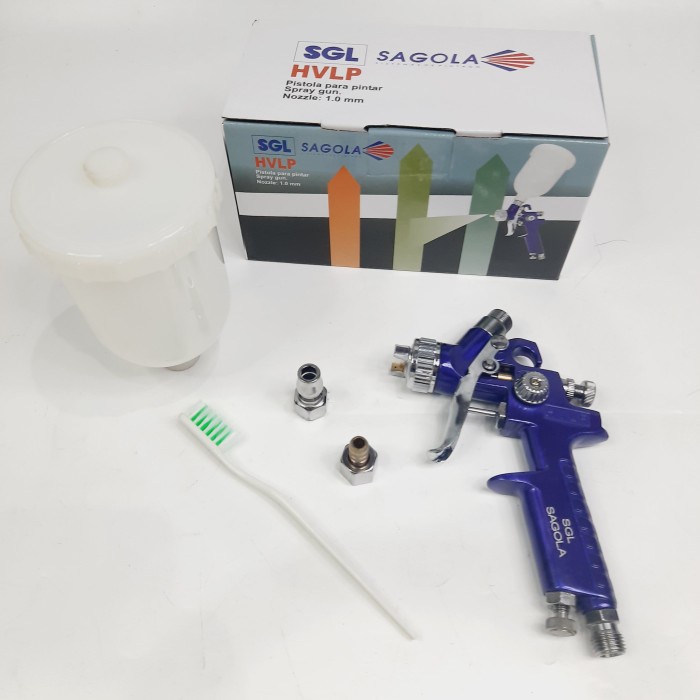 ✅Original Spray Gun Hvlp Tabung Atas 1.0 Mm Sagola Tw H2000 Diskon