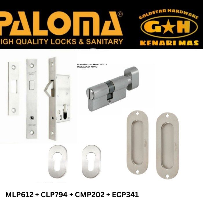 ✅Sale Paloma Paket Kunci Pintu Sliding Terbatas