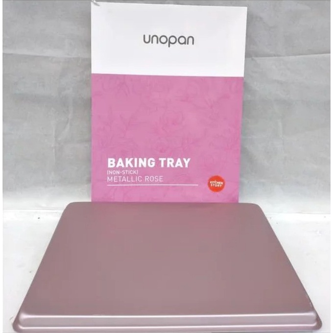 

✅Termurah Unopan Un10011 - Metallic Rose Series Non Stick Baking Pan 44.5X33X2Cm Bisa Sameday