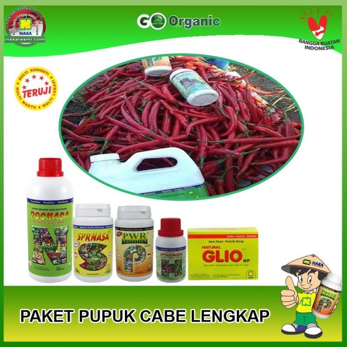 ✨COD Paket Pupuk Cabai / Paket Tanaman Cabe Organik Nasa 1 Hektar Berkualitas