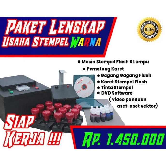 

Barang Terlaris !!! Paket Hemat Usaha Mesin Stempel Lampu 6 Komplit