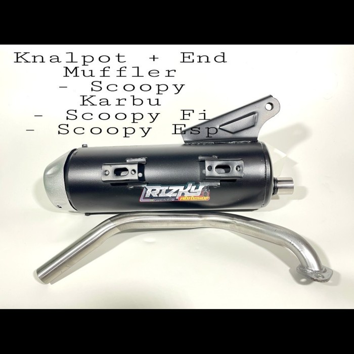 ✨New Ori Knalpot Scoopy Esp Copy Cms  End Muffler Thailand - Original Zrc Mdm Diskon
