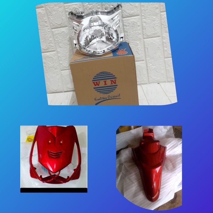 ✨New Ori Paketan Tameng Depan Beat Karbu Limited