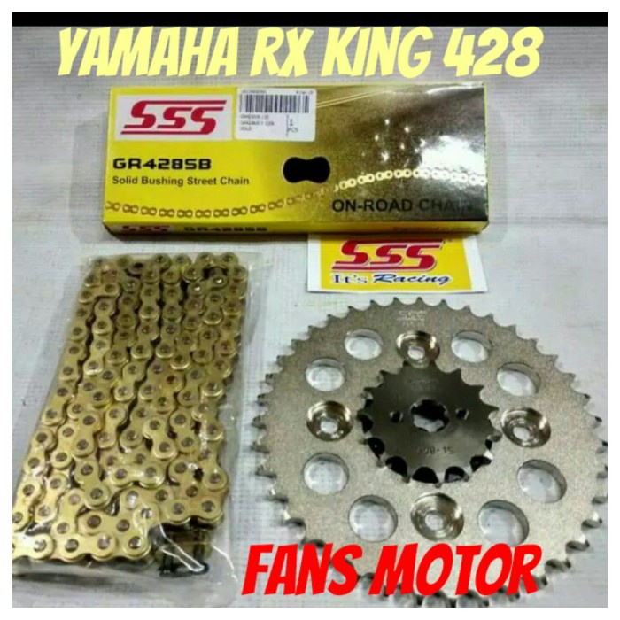 ✨Ori Gear Original Sss Yamaha Rx King 428 Termurah Limited