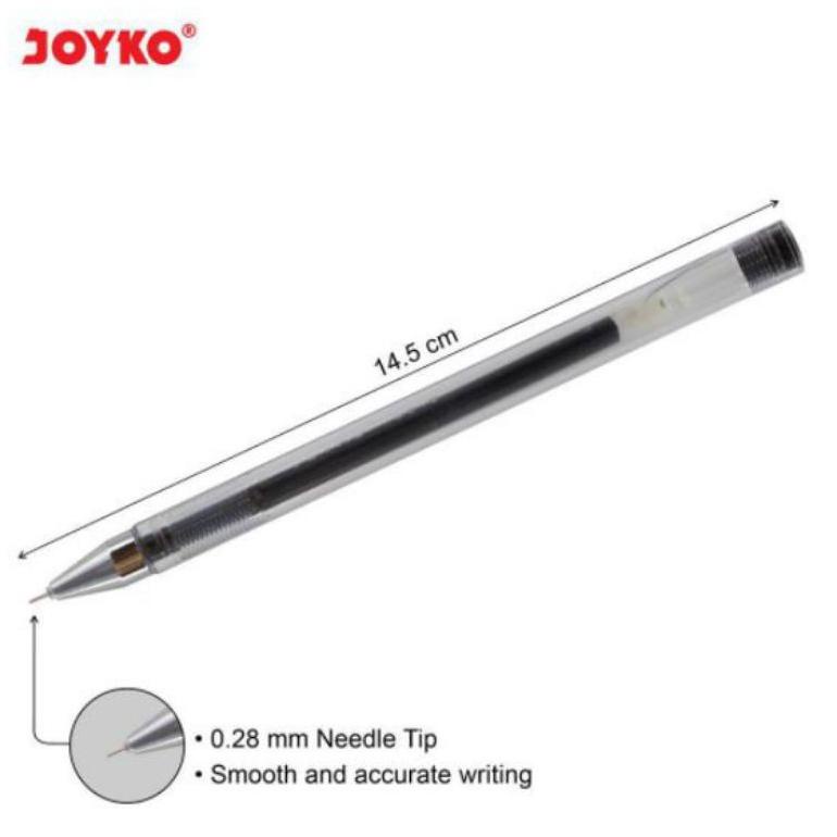 

COD Pulpen Gel Joyko Gp-266 I-Tech 2/0.28mm ( 1pak/12pcs ) MURAH