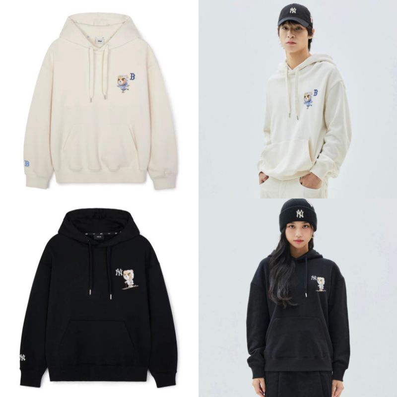 MLBi Mega Bear Overfit Boston RedSox Hoodie Winter Sport