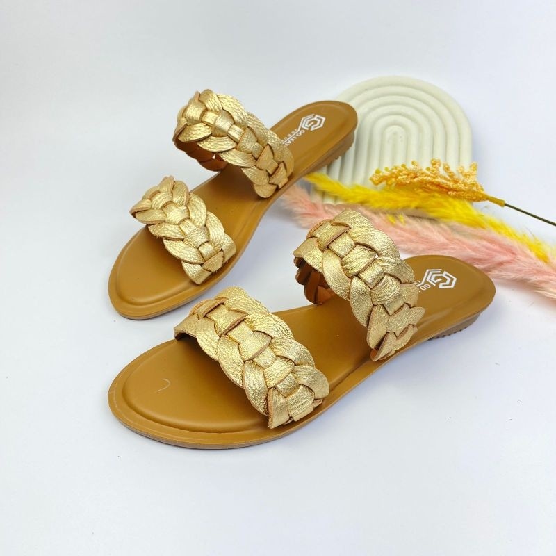 [MODEL TERKINI] Sandal Kulit wanita - Sandal Kulit garut