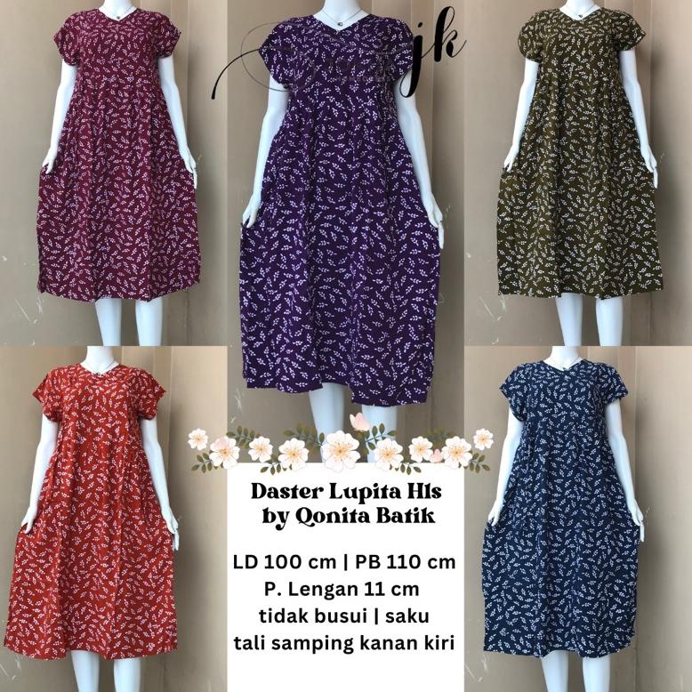 Termurah Daster Lupita Hls by Qonita Batik Pekalongan COD