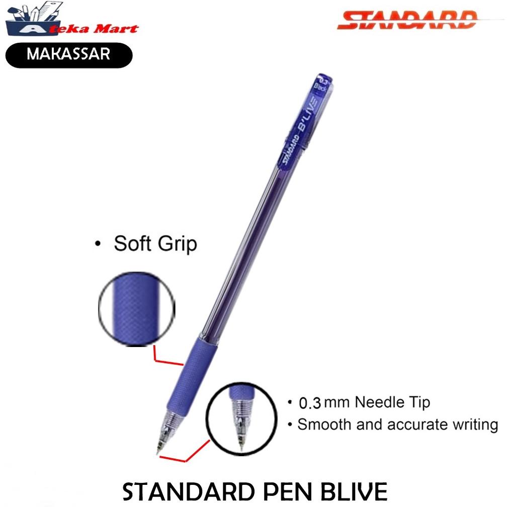 

TERMURAH [BOX/12PCS] STANDARD BALLPEN BLIVE ORIGINAL PROMO