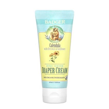 BADGER COMPANY DIAPER CREAM CALENDULA WITH BEESWAX & SUNFLOWER 87 ML