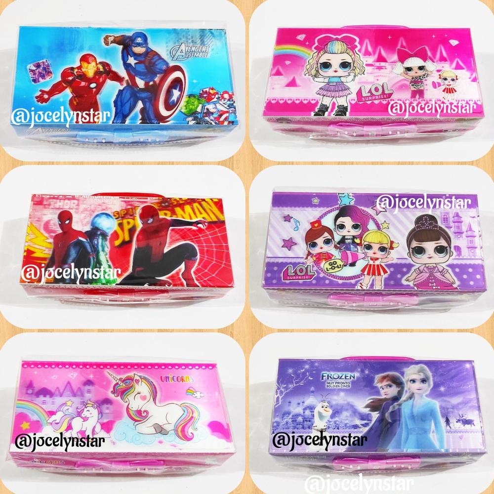 

COD 3D - Kotak pensil pin/ kode / tempat pensil karakter hologram/3D /stationery case SPECIAL PROMO