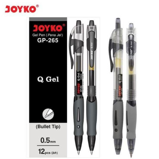 

PROMO SPECIAL PULPEN GEL JOYKO Q Gel GP-265 / PULPEN JOYKO 0.5 mm [12 pcs] TERMURAH