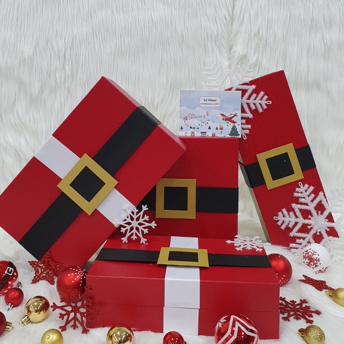 

DISKON MURAH Paket dekorasi hampers natal christmas parcel hadiah 72 BERRY30.JAYA