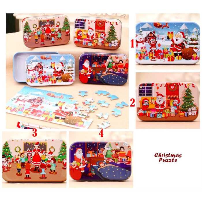 

Christmas PUZZLE gambar motif Natal cocok untuk kado atau hadiah NataL Limited Stock