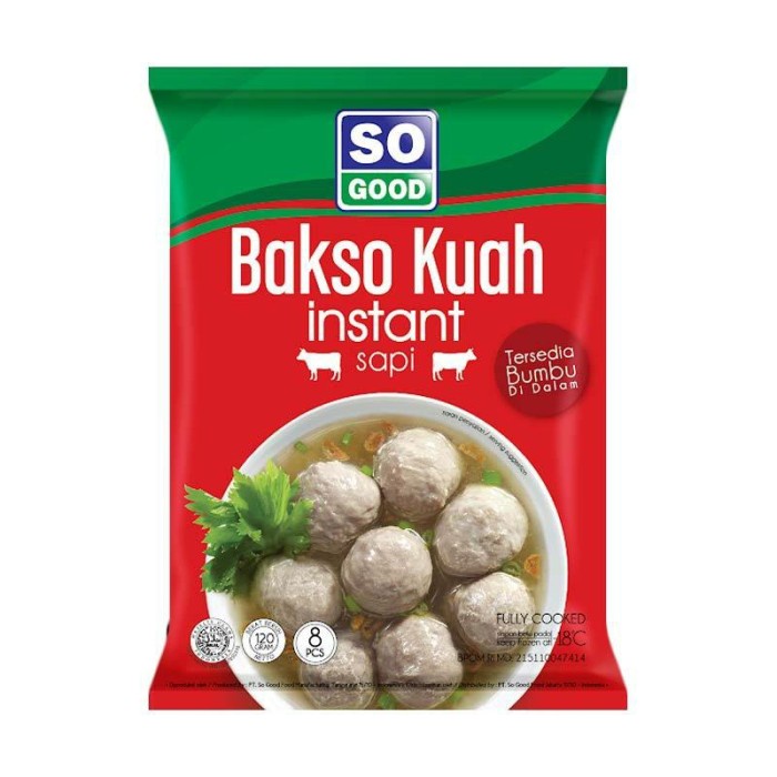 

SO GOOD BASO KUAH 120GR /PCK