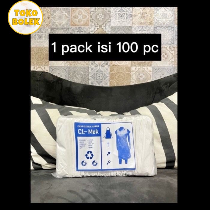 Promo Apron Medis Plastik Disposable