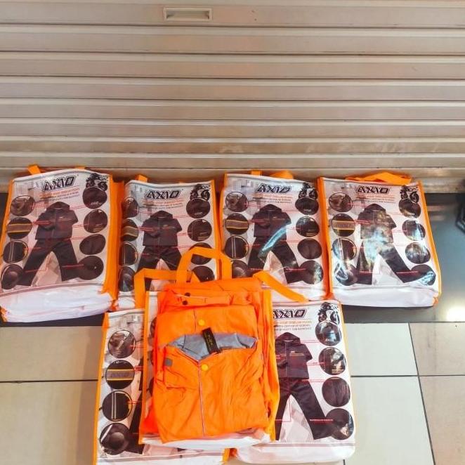  JAS HUJAN AXIO 882 ORIGINAL / MANTEL AXIO / RAIN COAT AXIO ORANGE -