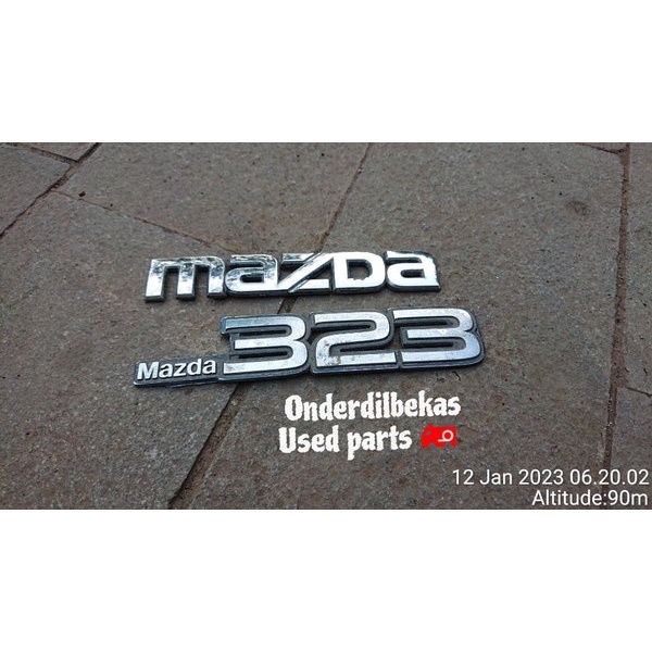 Emblem Bagasi Mazda 323 Elite Trendy