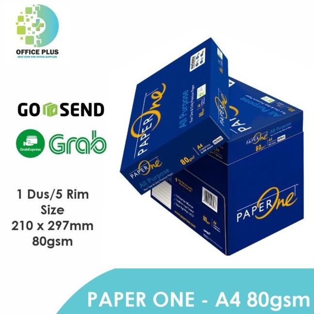

Kualitas No 1 Kertas Hvs A4 80 Gram Khusus Gojek - Paperone 1 Dus / 5 |Top|Best