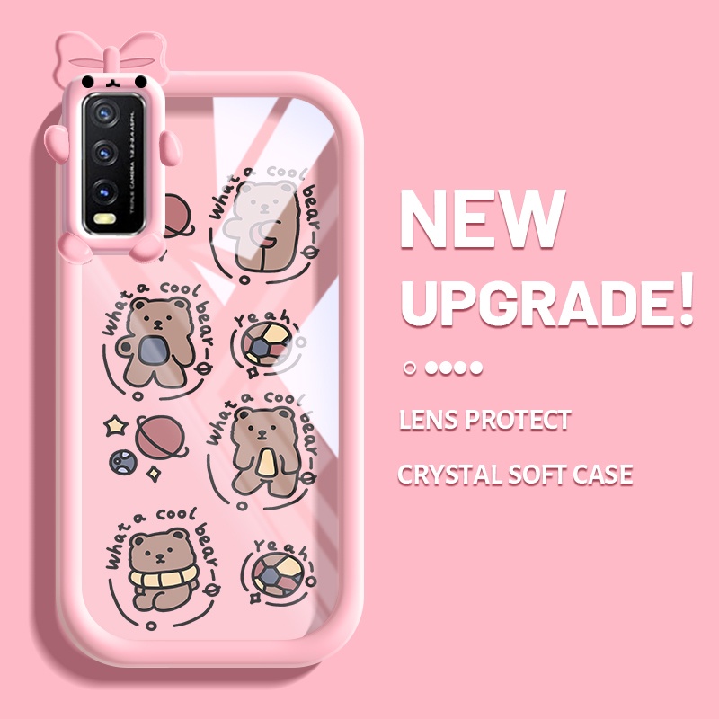 Casing Ponsel untuk VIVO Y20 Y20i Y20s Y12s Y20 2021 Y11s Y12A Y20T Y20S M Y20S D Case kartun keren 