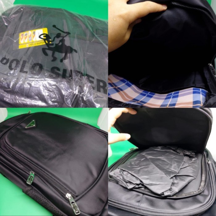 ✨Original Tas Polo Ransel Punggung Backpack Raincover Laptop Not Bodypack New Bisa Sameday