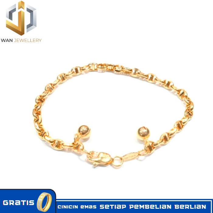 ✨Sale Gelang 300 Emas Kadar 300 Gelang Rantai Emas 300 Berkualitas