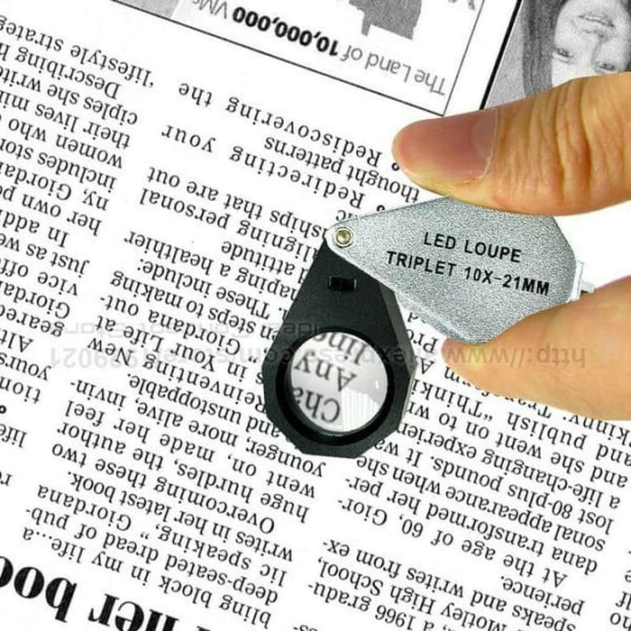 

✨Sale Jual Lup Loupe Geologi Led 10X Bisa Gojek
