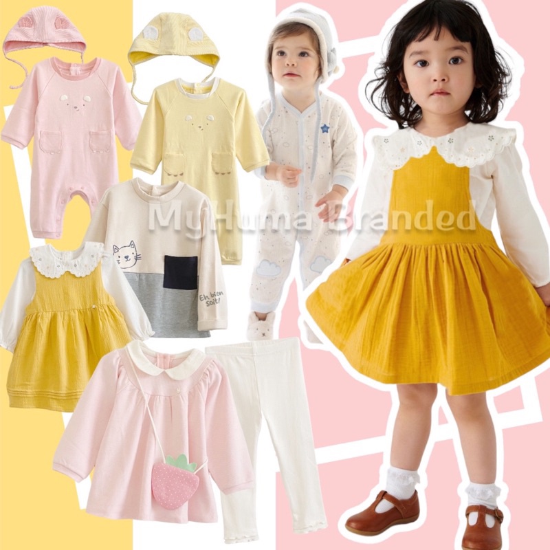 QDN RESTOCK BAJU ANAK PEREMPUAN LAKI LAKI AGABANG ( SWEATSHIRT JUMPSUIT SETELAN DRESS) NRD