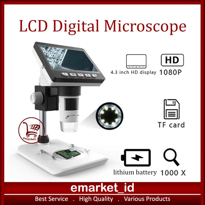 

✨Sale Lcd Display Mikroskop Digital Penjepit / Microscope Monitor Metal Diskon