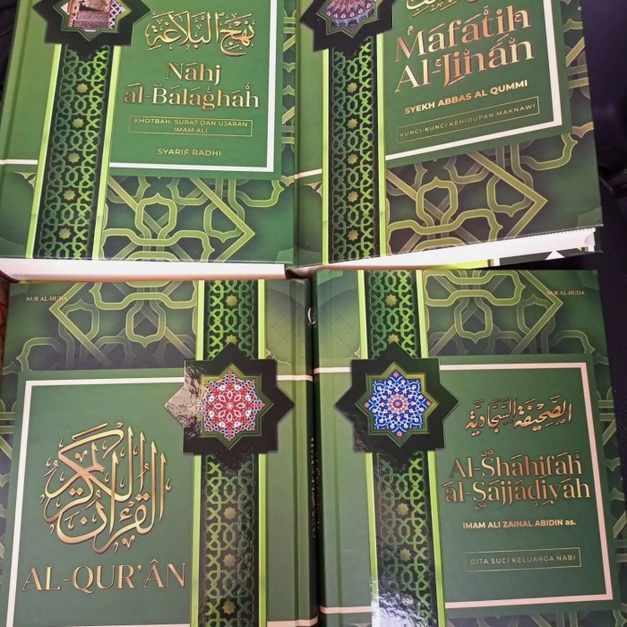✨Sale 1 Set Nahjul Balaghah Mafatih Al Jinan Shahifah Sajjadiyyah Al-Quran Terbaru