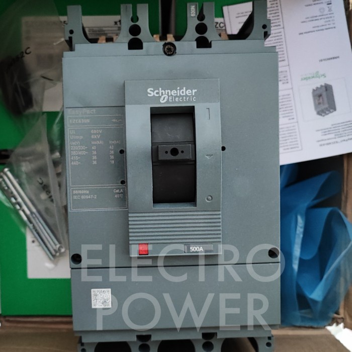 ✨Original Mccb Ezc630N 500A 3P Schneider Easypact Nfb 500A Bisa Gojek