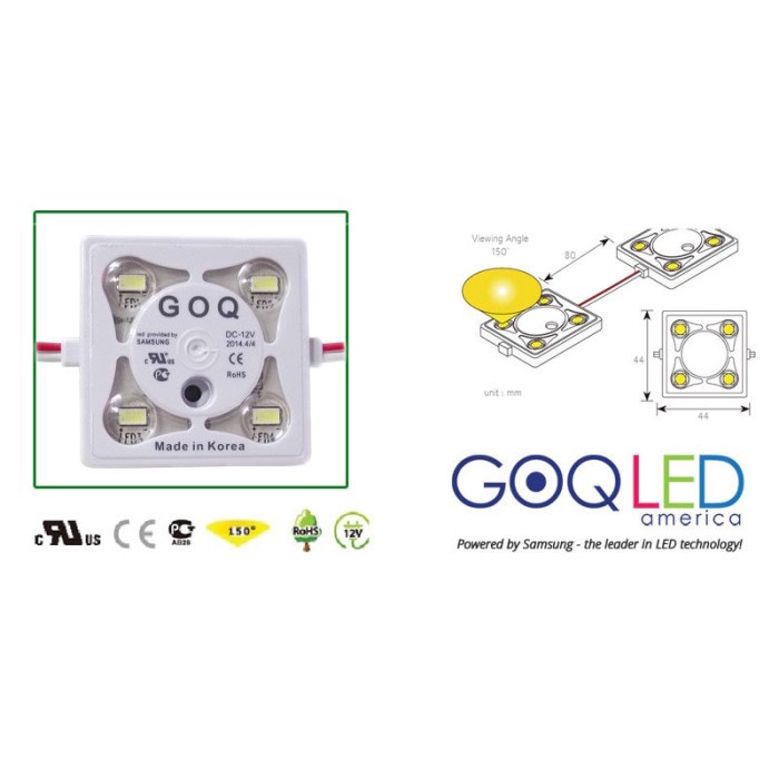 ✨Original Led Module Goq 4 Mata 5630 White Bisa Sameday