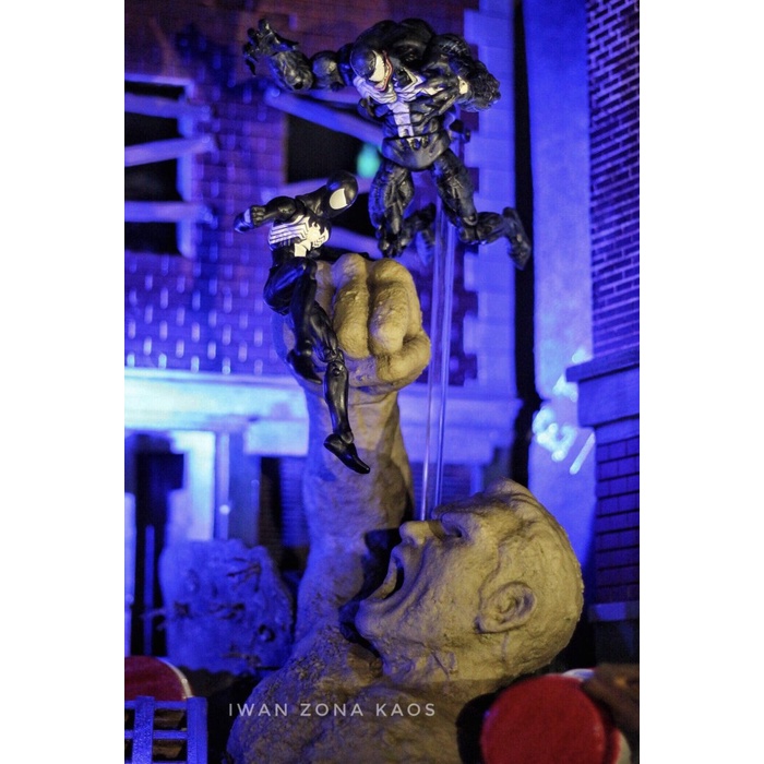 ✨New Ori Part Hot Toys Sand Man Diorama Spiderman 3 Terbatas