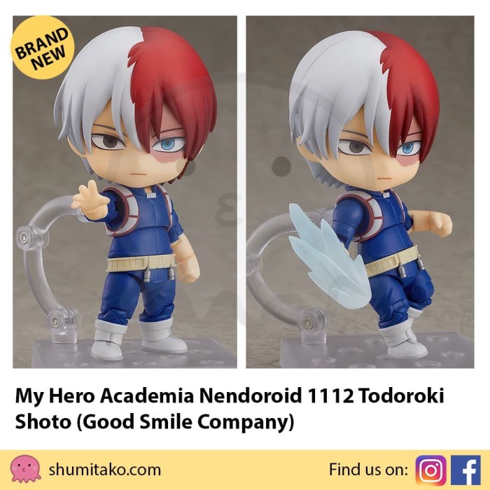 ✨New My Hero Academia Nendoroid 1112 Todoroki Shoto Hero'S Edition By Gsc Bisa Gojek