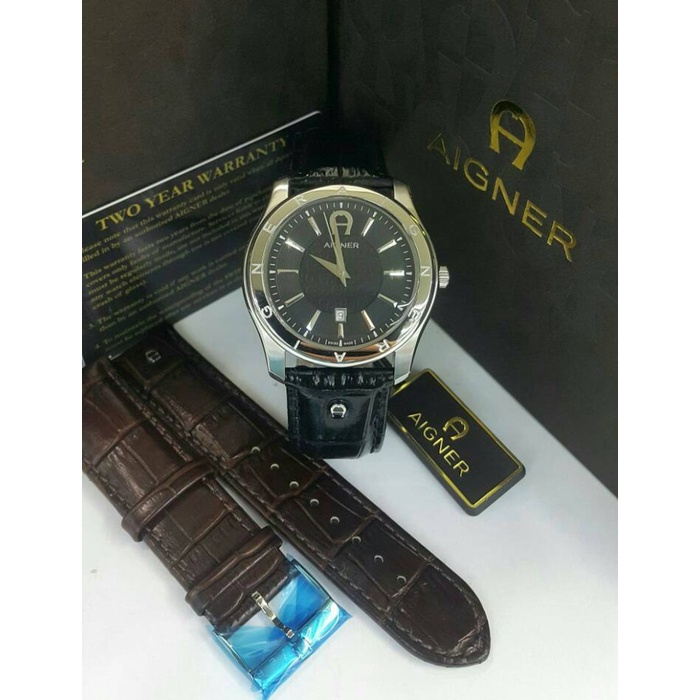 ✅Sale Jam Tangan Pria Aigner Lazio Ii Aga32190C Original Berkualitas