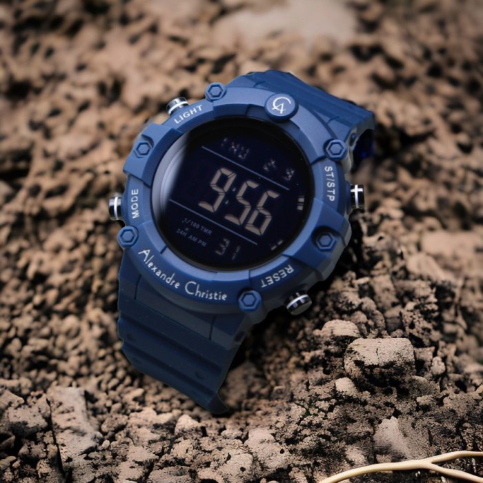 ✅Ready Jam Tangan Pria Alexandre Christie Ac 9386 Ac9386 Blue Navy Original Terbaru