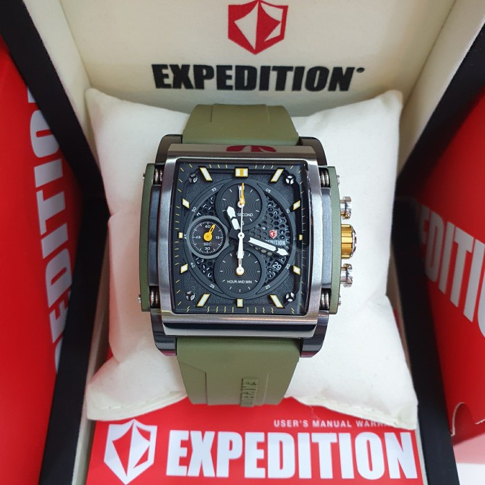 ✅Ready Jam Tangan Expedition E6798M - Hijau Bisa Gojek