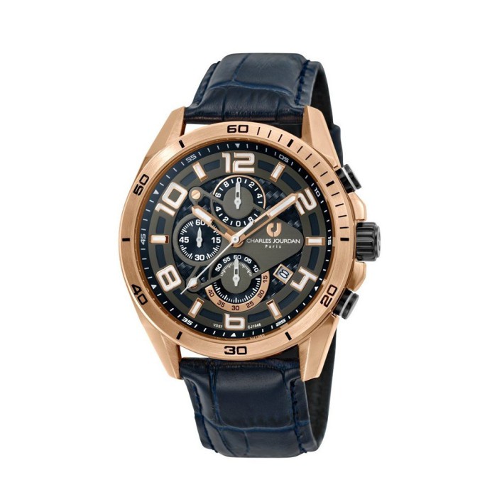 ✅Ori Jam Tangan Charles Jourdan Jam Tangan Pria Cj1046-1585C Original Limited