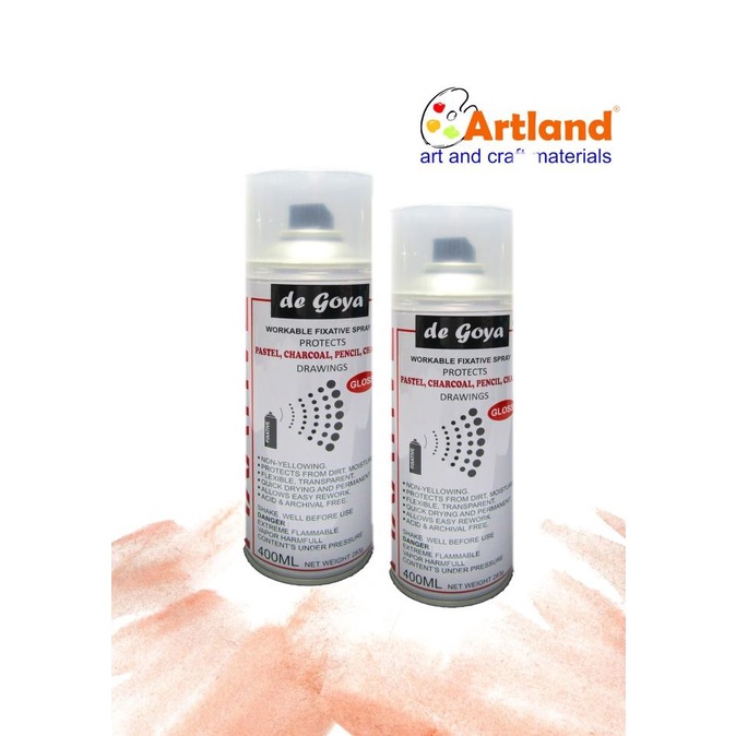 

[ Belaarts_12 ] De Goya Fixative Workable Spray 400Ml Stok Terbatas