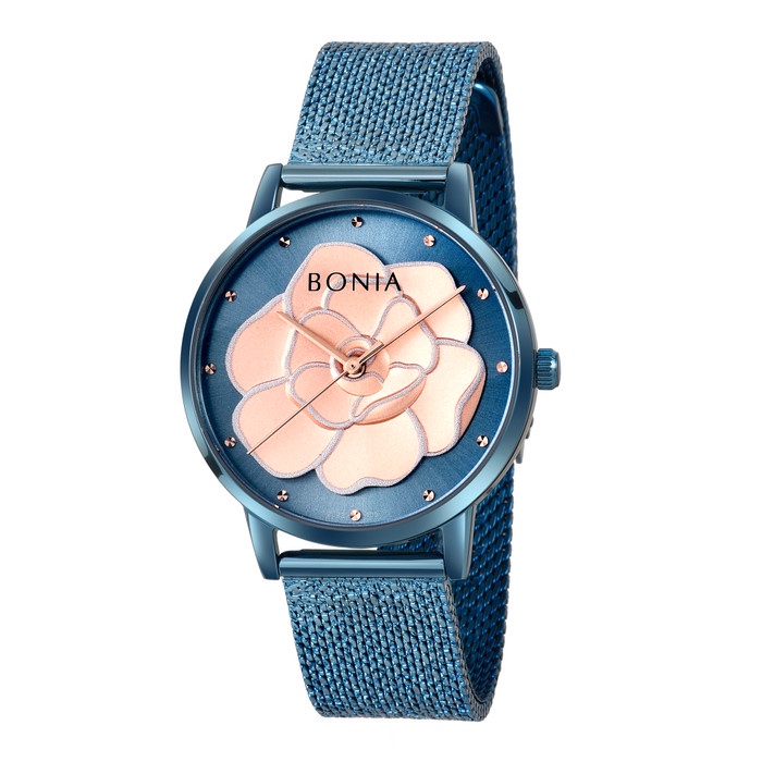 ✅New Bonia Bnb10509-2886 - Jam Tangan Wanita - Biru Terbaru