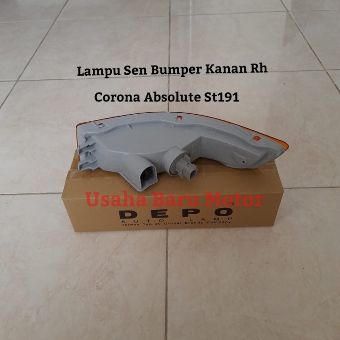 lampu sen sein bumper bemper 1pc kanan rh toyota corona absolute st191 inaina556677