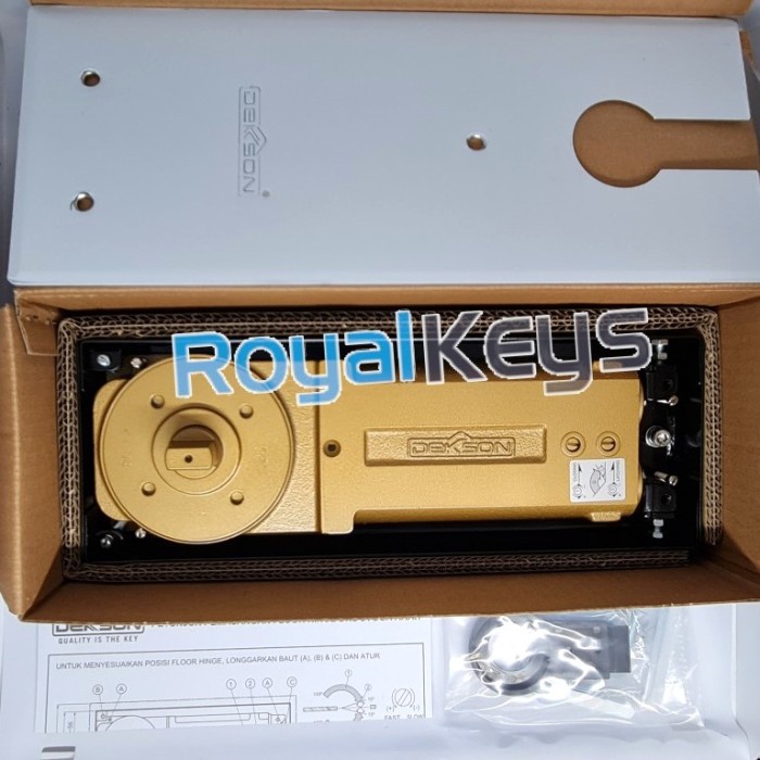 [Ori] Floor Hinge Dekson Dekkson Fh 84 Bo Engsel Tanam Lantai Pintu Kaca Bisa Gojek