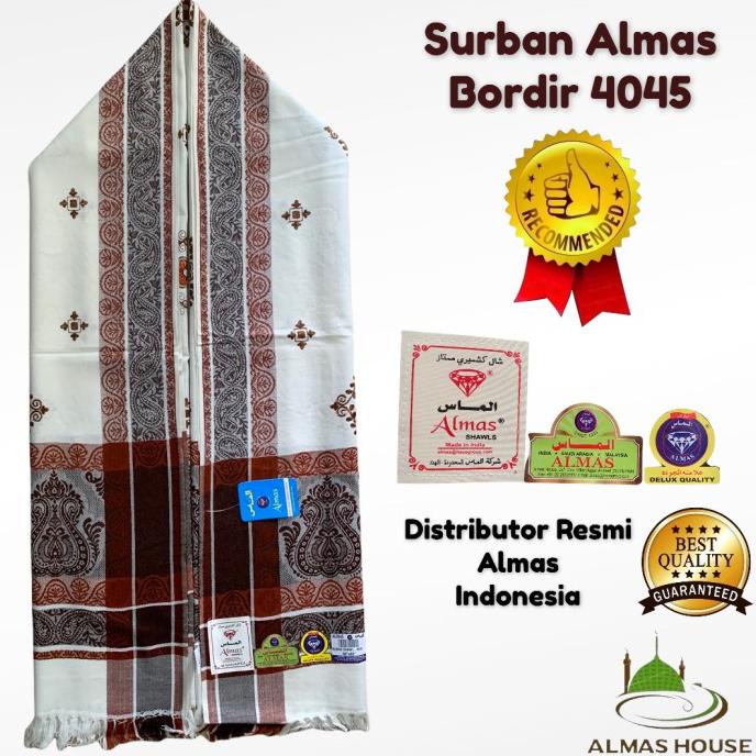 Sorban Premium Kashmiri Bordir Sulam | Shawl Almas 4045 & 4044