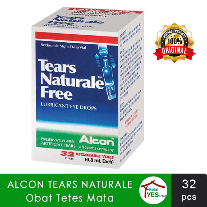 ALCON TEARS NATURALE FREE LUBRICANT EYE DROPS / TETES AIR MATA BUATAN