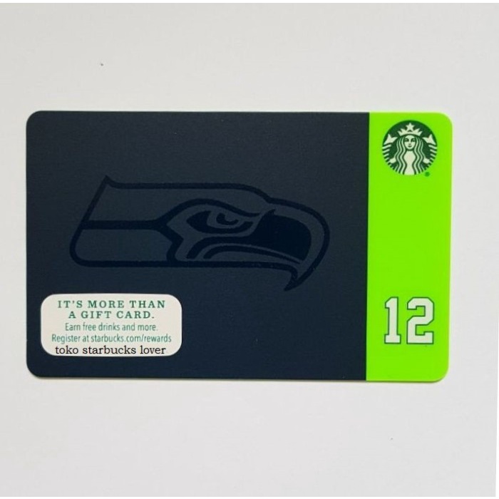 

Promo Starbucks Card Us - Seattle Seahawks 2015 - Hitam